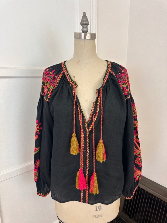 Handmade Tops - linen top handmade in ukraine